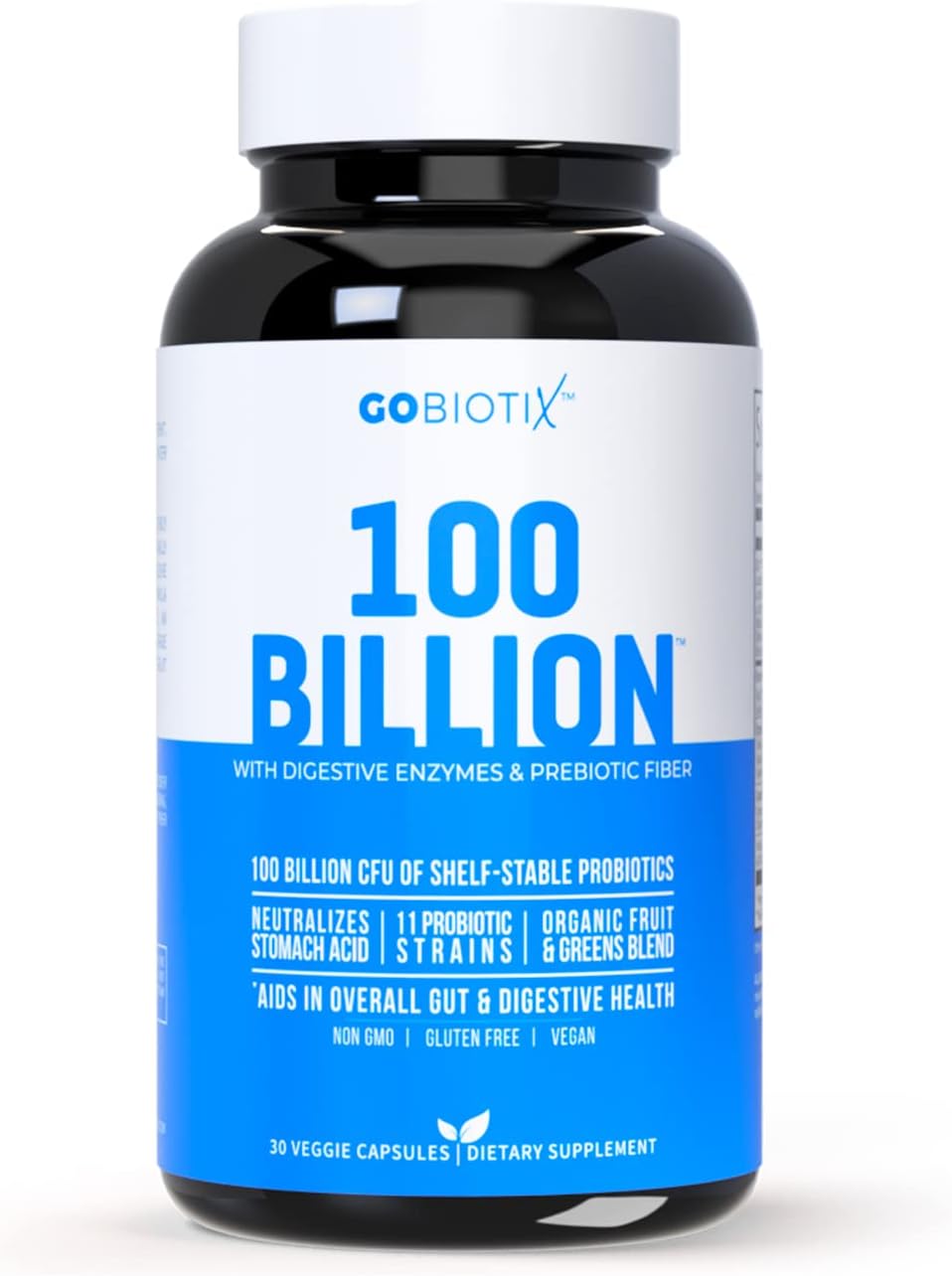 GOBIOTIX Wellness Bundle: Focus Mushroom & 100 Billion Probiotic Supplement Pack