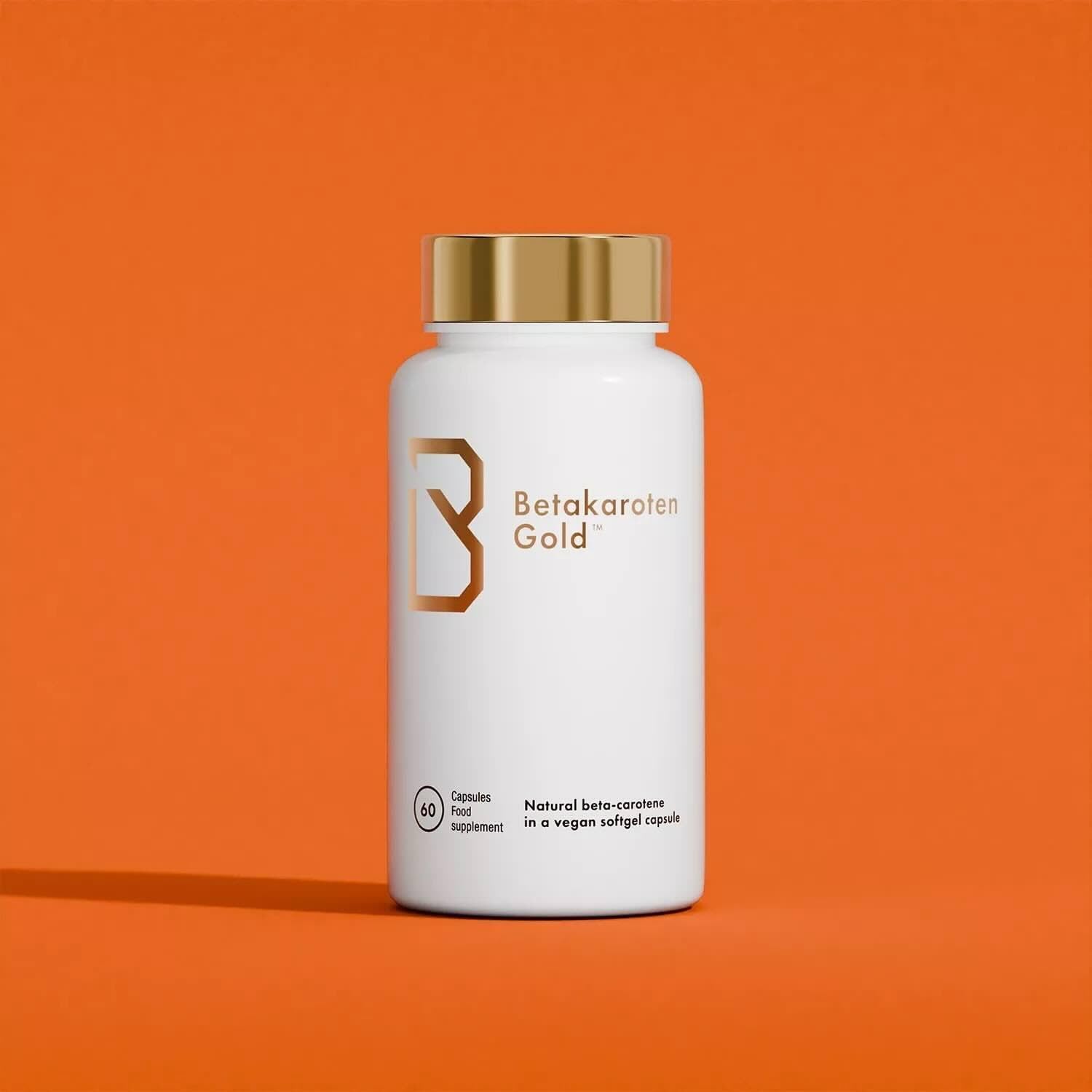 Gold Beta Carotene Supplement for Luxurious Hair Growth