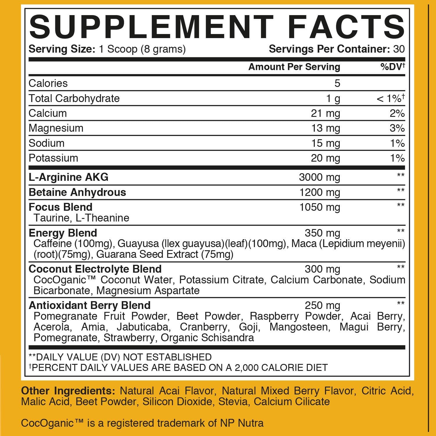 Gold BJJ PreRoll: Jiu Jitsu Pre-Workout Supplement for Energy, Focus, and Endurance - Natural Acai Berry Flavor, 30 Servings