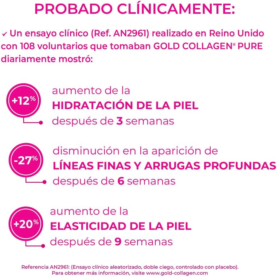 Gold Collagen Pure: Collagen Supplements for Hair Growth, Skin, and Nails - Immune System Booster with Biotin, Hyaluronic Acid, Vitamin C, B6, and Zinc - 3 Pack 10x50 ml for Men and Women