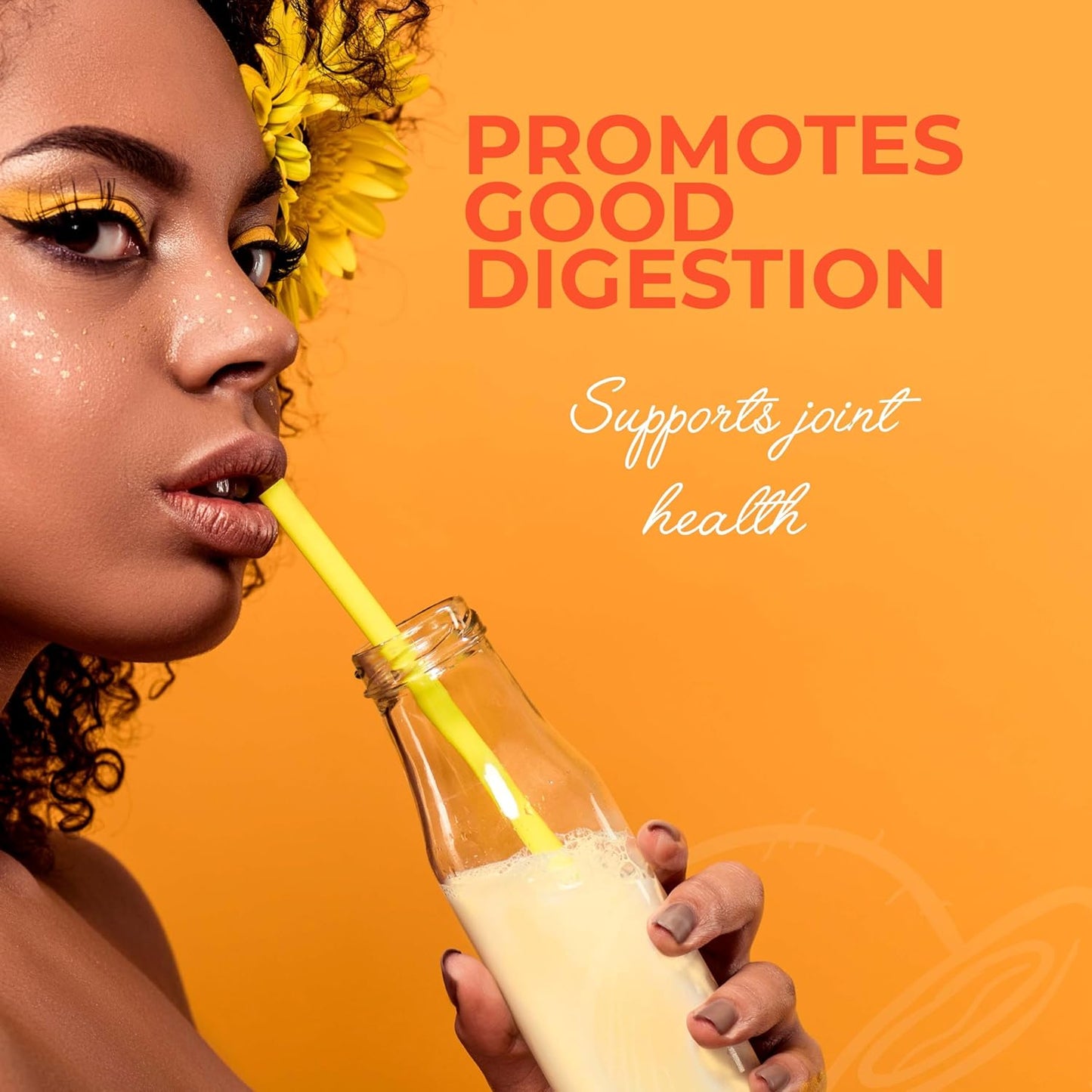Golden Milk Powder with Turmeric, Ginger, Cinnamon, Cardamom, and Coconut Milk - Promotes Healthy Digestion - Gluten-Free - 100% Natural - 28.2 oz
