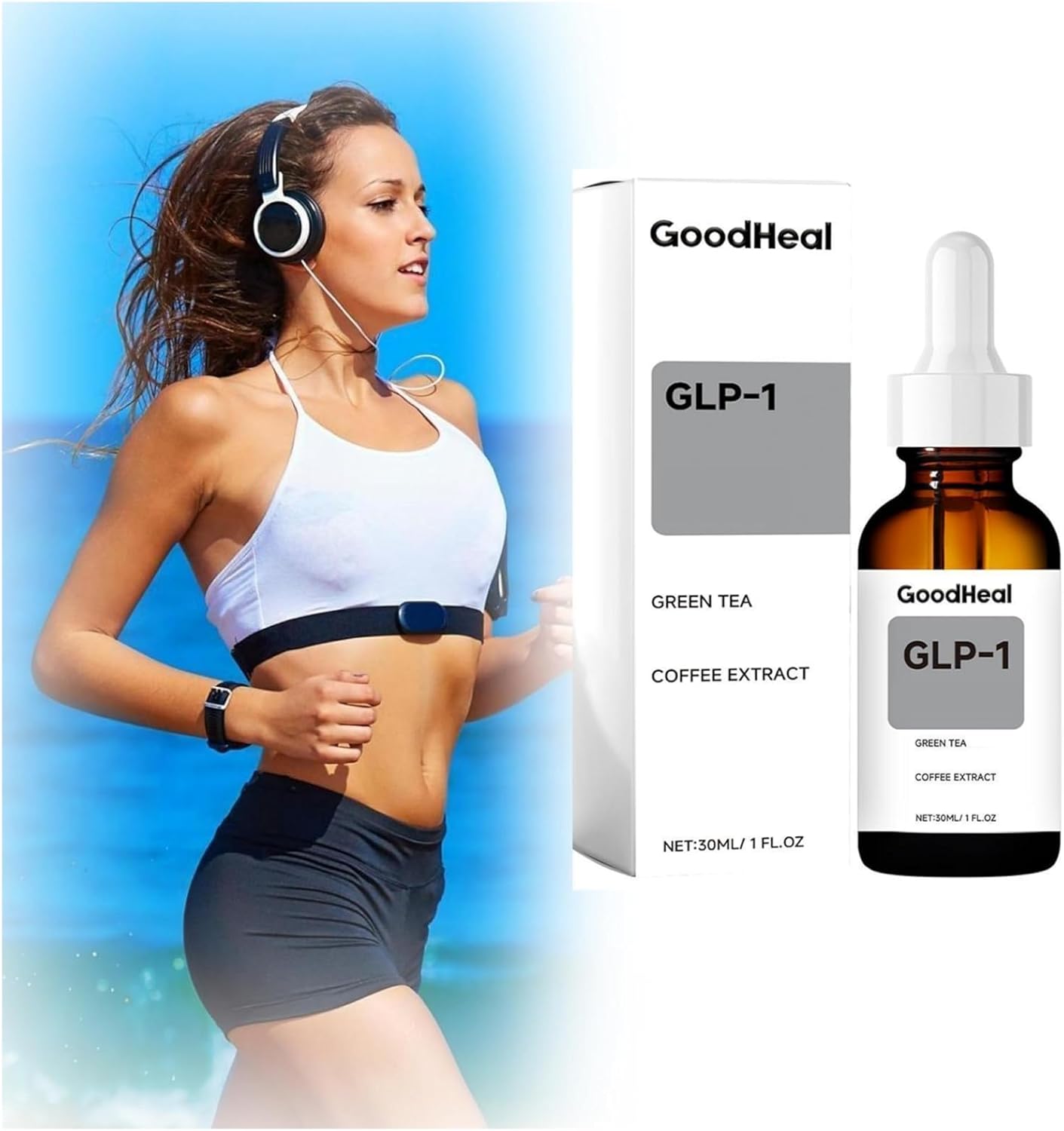 GoodHeal GLP-1 Liquid Women's Supplement Drops - 1PC