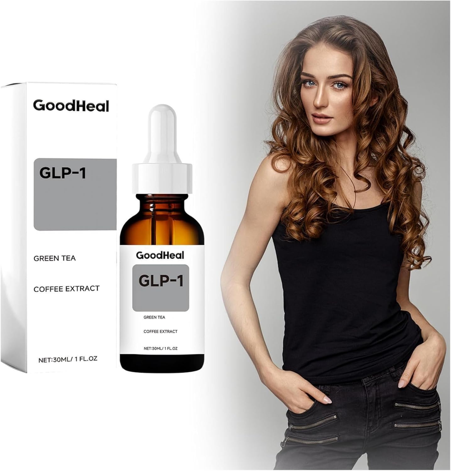 GoodHeal GLP-1 Liquid Women's Supplement Drops - 1PC