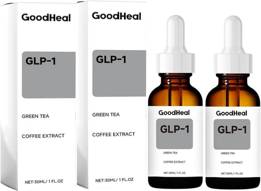 GoodHeal Glp-1 Supplement Drops for Women - 2-Pack 2Fl Oz - Men's Health Formula
