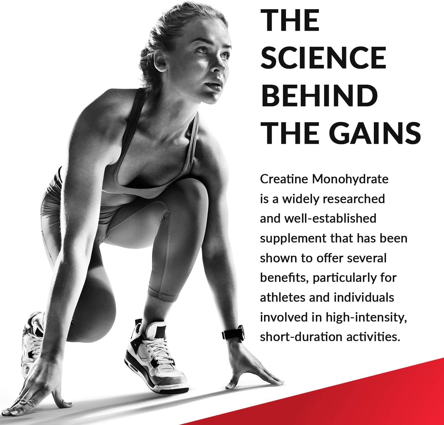 Granite Creatine Monohydrate Supplement for Strength, Endurance, & Muscle Recovery - Soy, Dairy, & Gluten-Free (80 Servings)