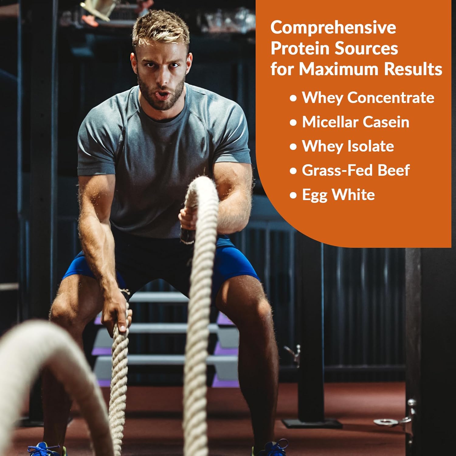 Granite Protein Powder Whey Isolate & Concentrate, Salted Caramel Flavor - Casein Blend for Muscle Building & Recovery - 23g Protein (30 Servings)