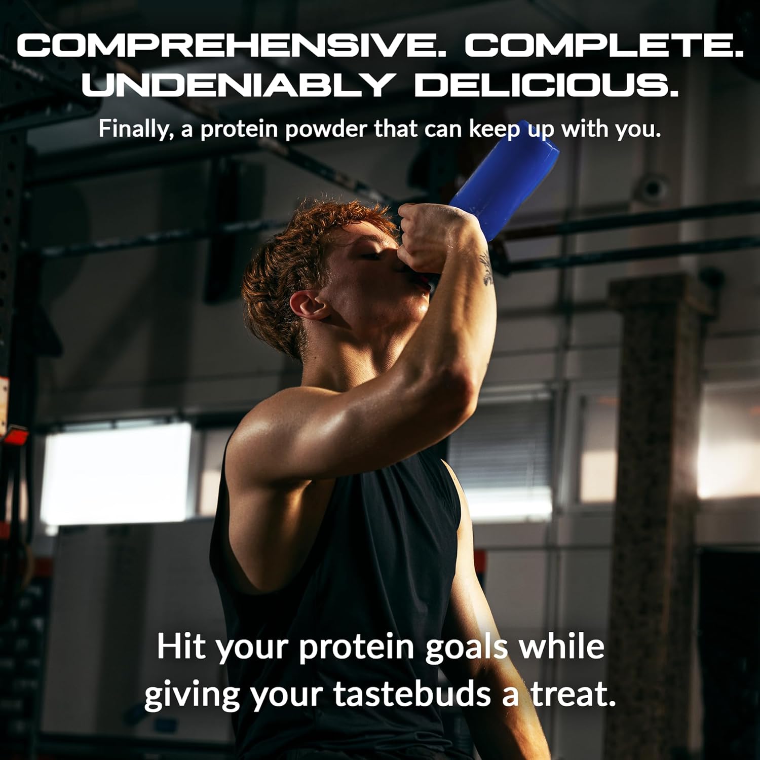 Granite Supplements Blueberry Muffin Whey Protein Powder with Casein for Muscle Building & Recovery - 23g Protein from 5 Sources - 30 Servings