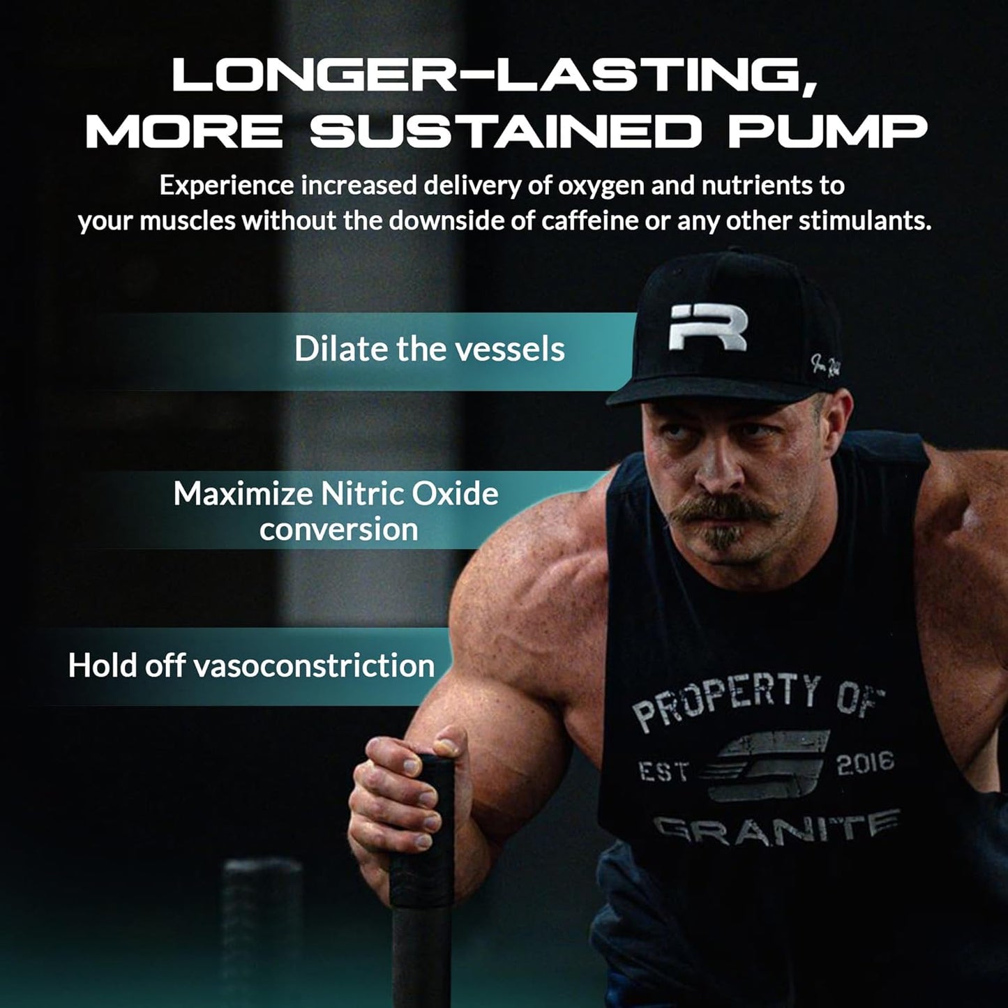 Granite Supplements Vaso Blast: Cherry Lime Stimulant-Free Pre Workout with Grapeseed Extract & Arginine Nitrite