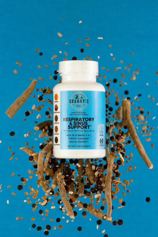 Granny's Best™ Respiratory and Sinus Support Formula - Natural Relief for Breathing Issues and Congestion