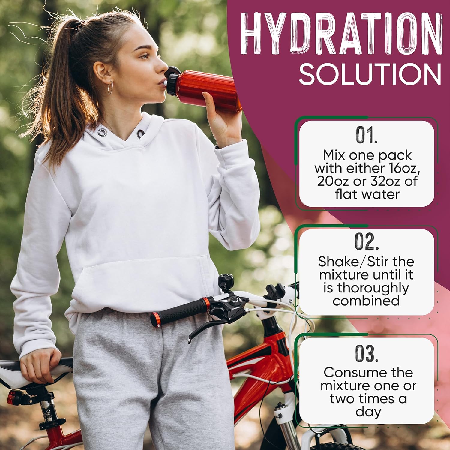 Grape Electrolyte Powder with 1000mg Potassium - Zero Calorie Keto Hydration Powder (50 Servings)