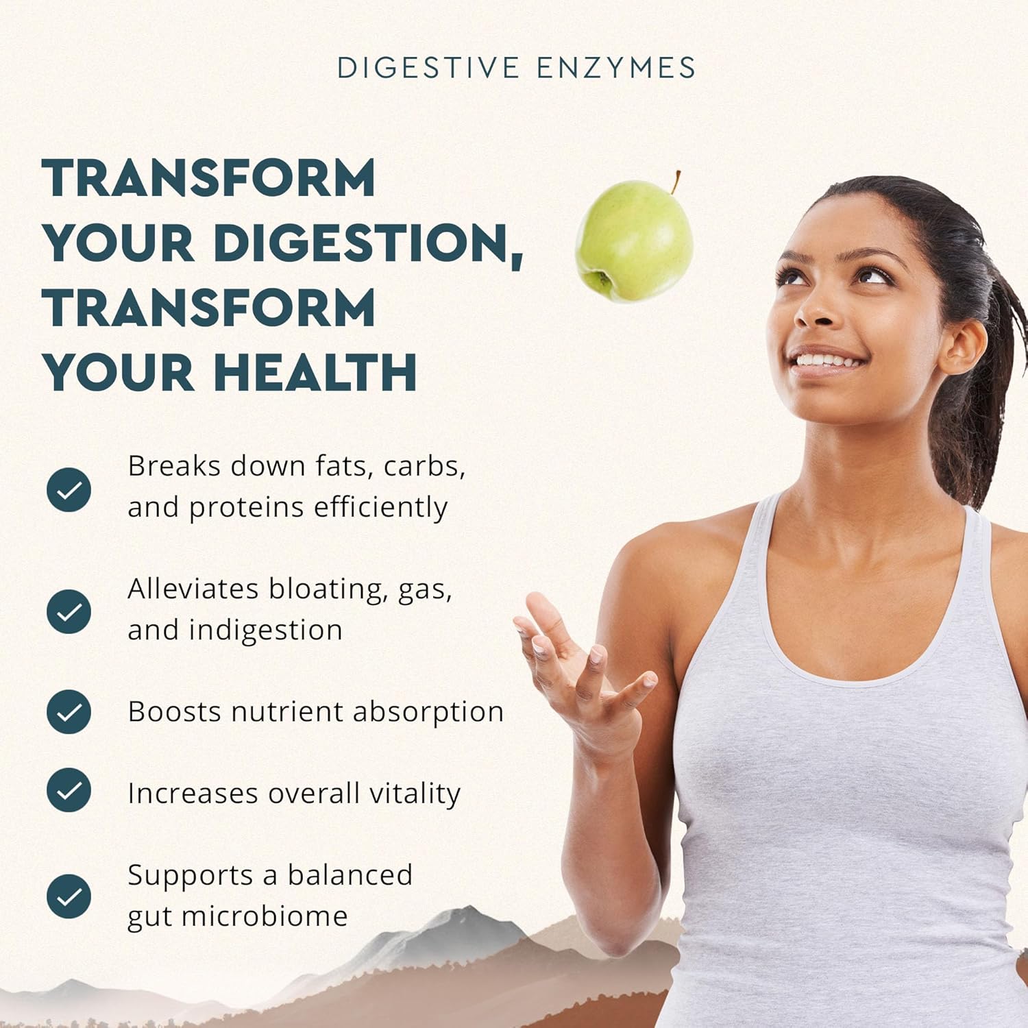 Grass-Fed Beef Organ Digestive Enzymes with Probiotics, 90 Capsules - Supports Gut Health, Nutrient Absorption - Non-GMO, Allergen-Free for Men & Women