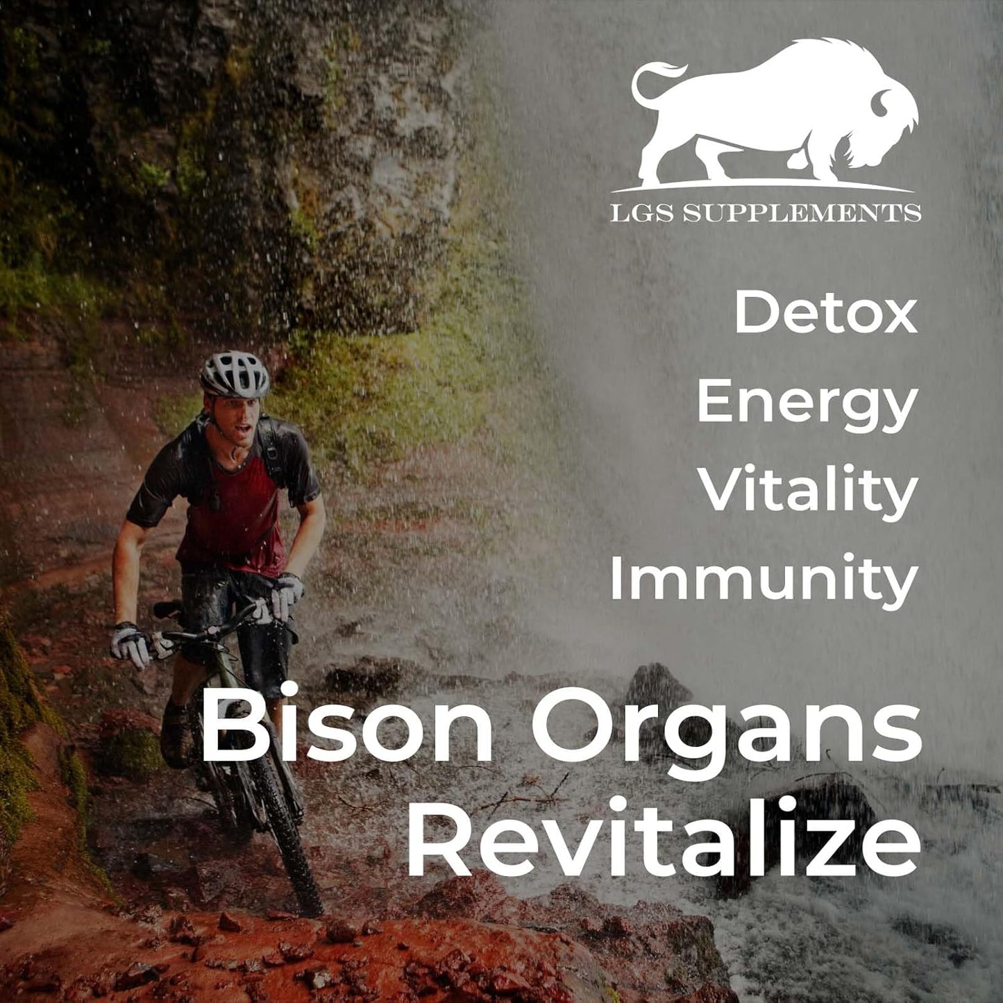 Grass-Fed Bison Liver and Organ Capsules Starter Pack for Energy, Detox, Digestion, Immunity & Wellness - Non-GMO