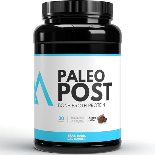 Grass Fed Bone Broth Beef Protein Powder with Collagen Peptides - 21g Protein - Gut, Keto, Paleo Friendly - Chocolate Flavor - 30 Servings