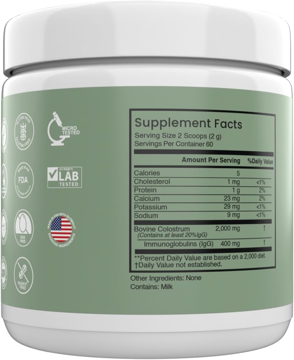 Grass-Fed Bovine Colostrum Supplement by Luna Health