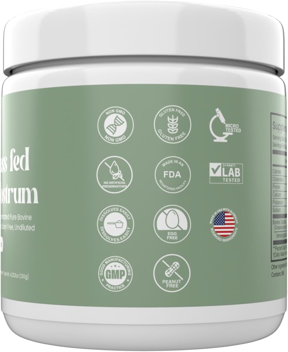 Grass-Fed Bovine Colostrum Supplement by Luna Health