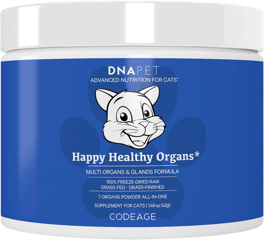 Grass-Fed Bovine Organ Supplement for Cats with Vitamins & Minerals for Healthy Joints - 1.48 oz