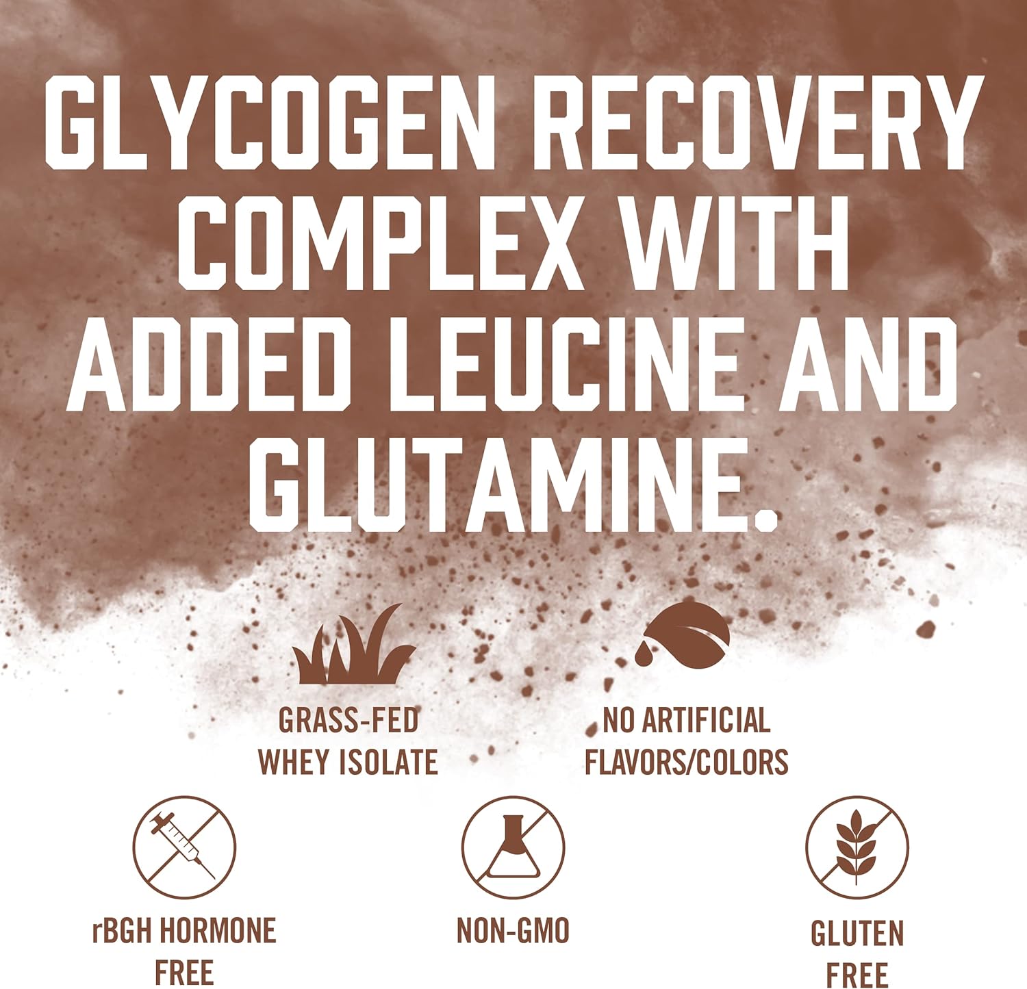 Grass-Fed Chocolate BIOSTEEL Recovery Protein Plus Powder Supplement - Non-GMO Formula with 27 Servings