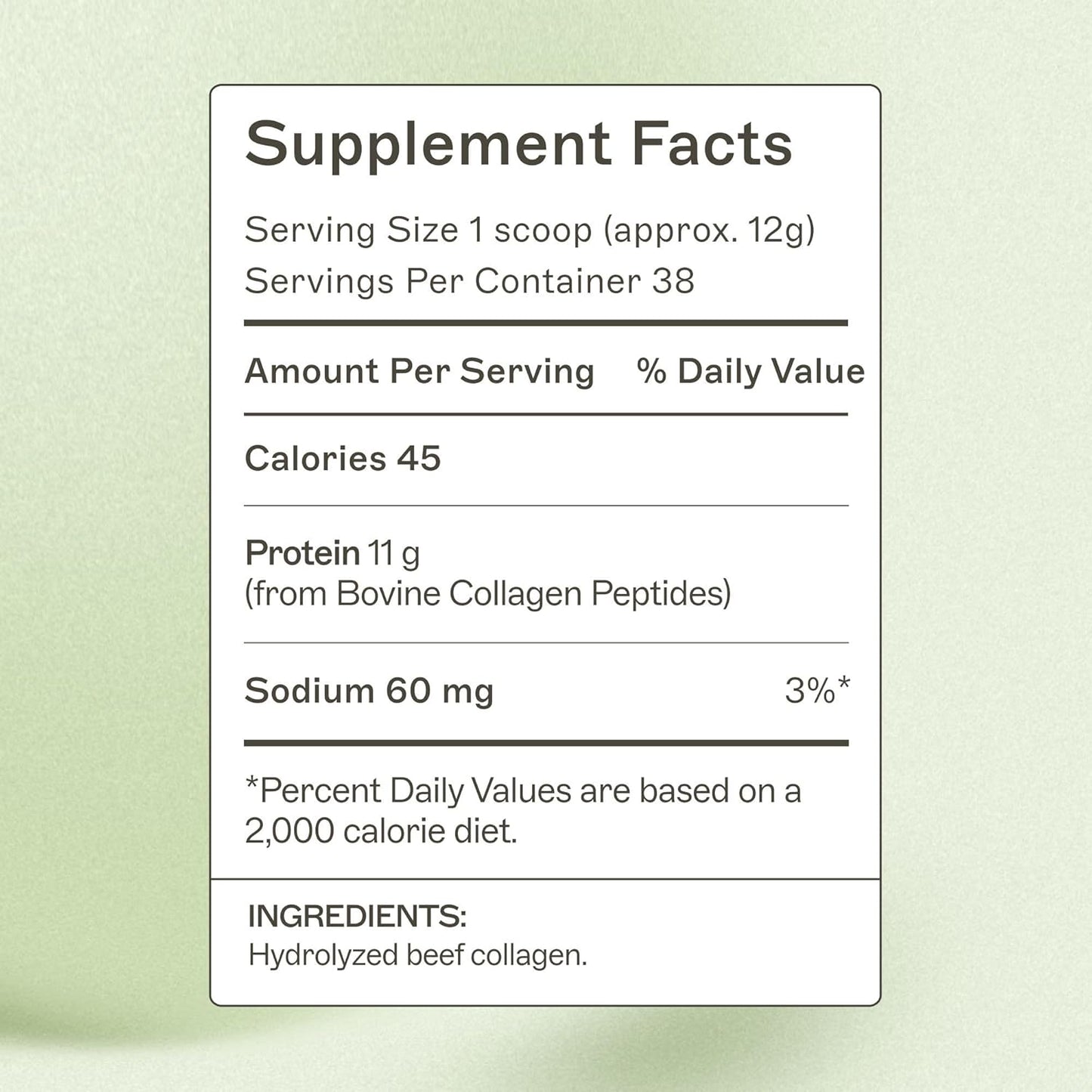 Grass Fed Collagen Peptides Powder by Amy Myers MD - Unflavored Hydrolyzed Collagen for Hair, Skin, and Nails - Supports Bone & Joint Health - Non-GMO, Gluten-Free, Paleo & Keto Friendly - 38 Servings