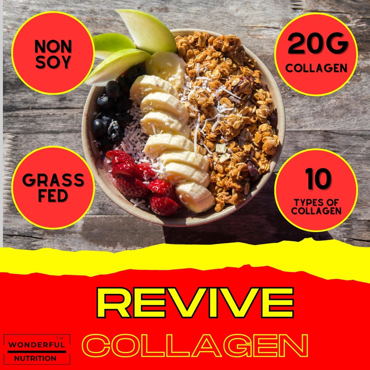 Grass-Fed Collagen Peptides Powder for Hair, Skin, Nails & Joints - Unflavored Hydrolyzed Collagen Supplements for Women and Men - 20Oz Pack for Aging Support