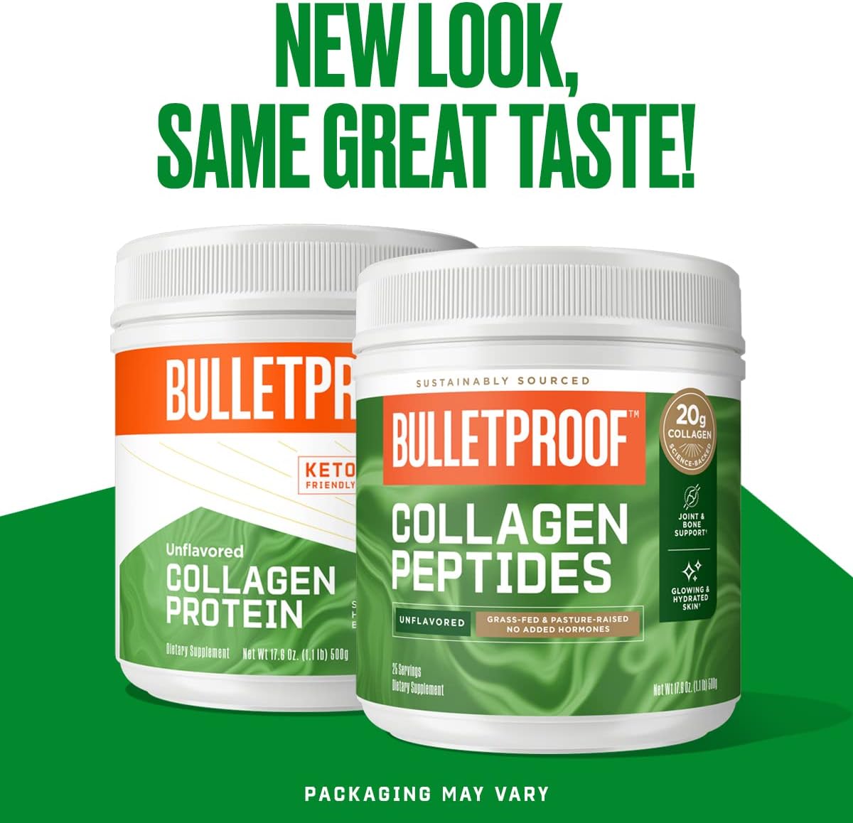 Grass Fed Collagen Protein Powder with Probiotic, Unflavored, 18g Protein, 17.6 Oz, Gut Health Support