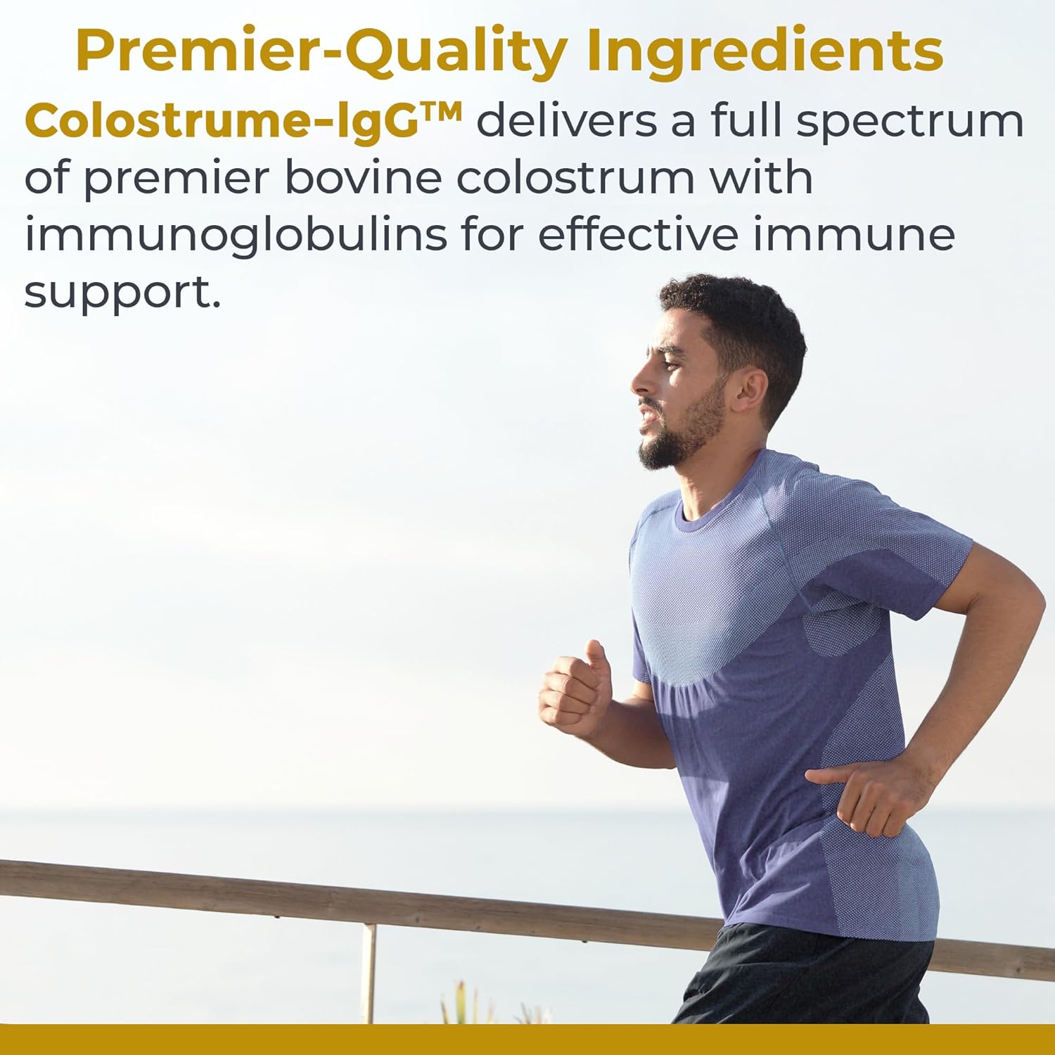 Grass-Fed Colostrum-IgG Supplement for Immune System Support - 60 Plant Capsules