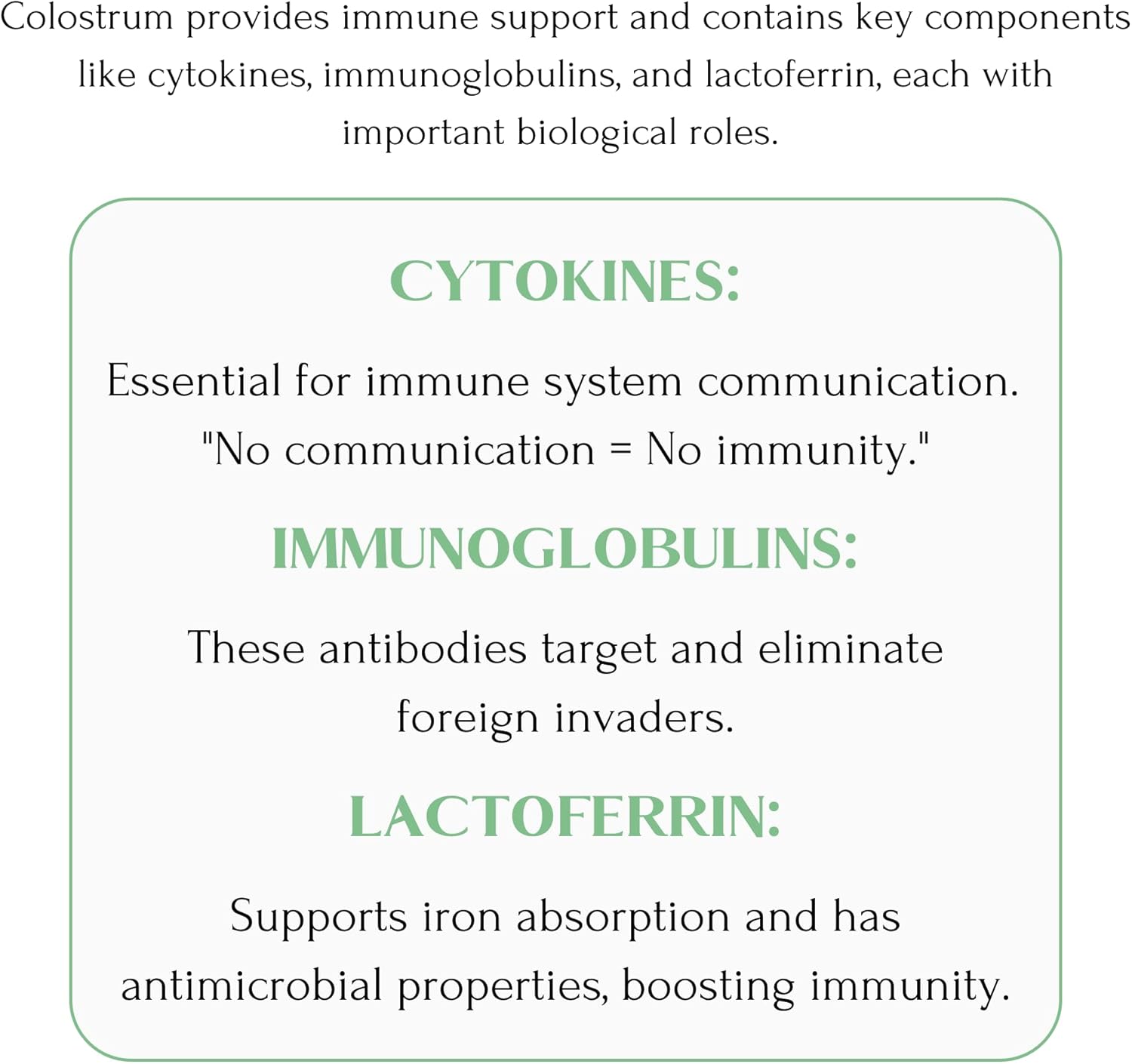 Grass-Fed Goat Milk Colostrum Capsules for Immune System and Athletic Performance - 30 Servings, High in Immunoglobulins
