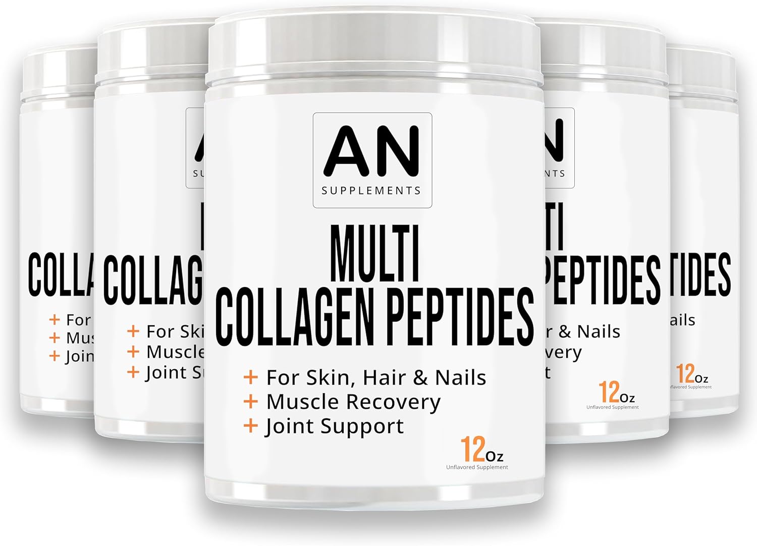 Grass-Fed Multi Collagen Peptides Powder for Hair, Skin, Nails & Joint Health - Keto Friendly, Non-GMO & Gluten Free - Unflavored Collagen Supplement by AHOLIC NUTRITION