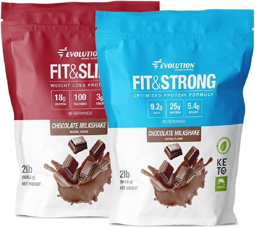 Grass Fed Whey Protein Powder with Glucomannan & Inulin Fiber - High Protein, High Fiber, Keto Approved - 2 Pack