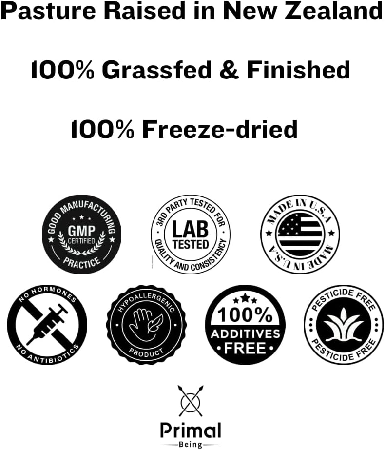 Grassfed Beef Brain Capsules for Memory, Mood, Focus, Energy - 90 Caps, 1500mg