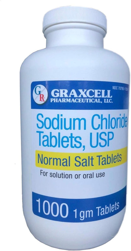Graxcell Sodium Chloride 1GM Tablets for Electrolyte Balance