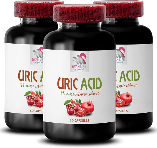 Green Coffee Bean Extract for Lowering URIC Acid Levels - 180 Capsules - Natural Green Coffee Beans for URIC Acid Reduction