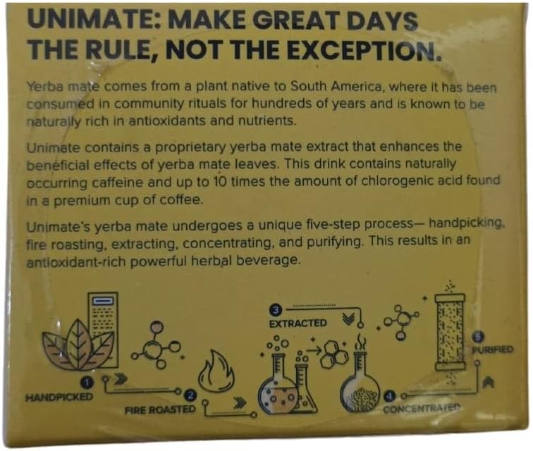 Green Mate Leaf Powder Extract with Lemon and Ginger Flavor by Nutranix Ads Unimate