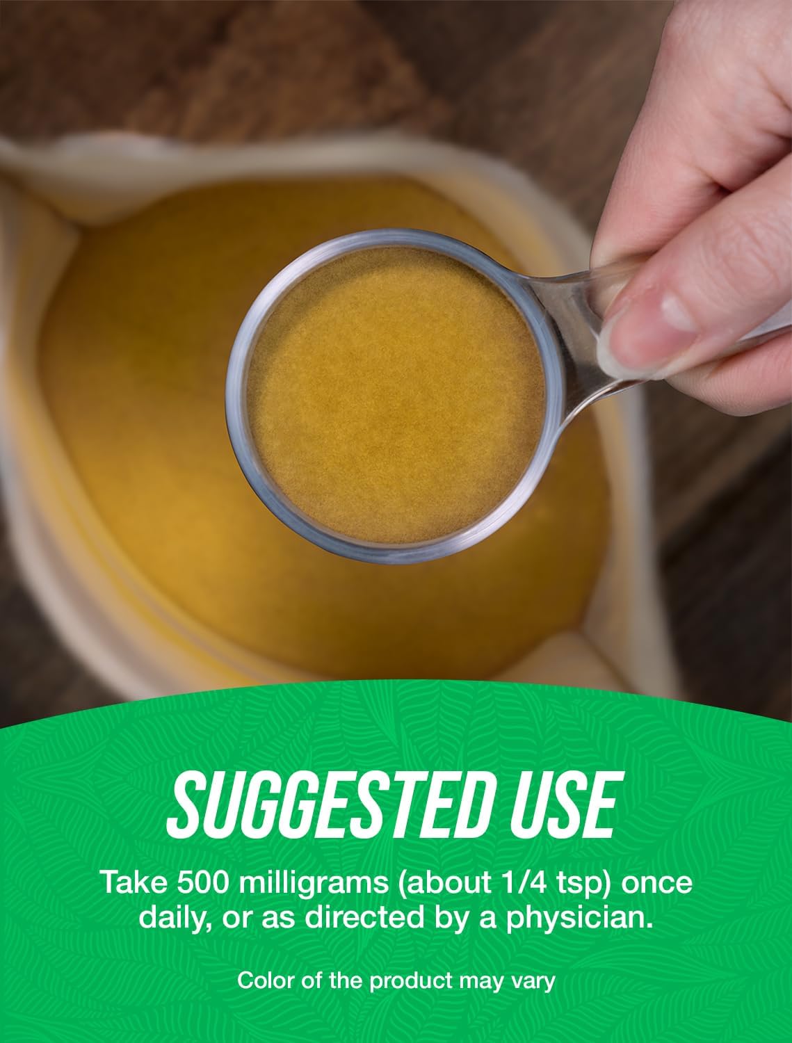 Green Tea Extract Powder - High Polyphenol Content, Herbal Supplement, Gluten-Free - 500mg per Serving, 250g (8.8 oz)