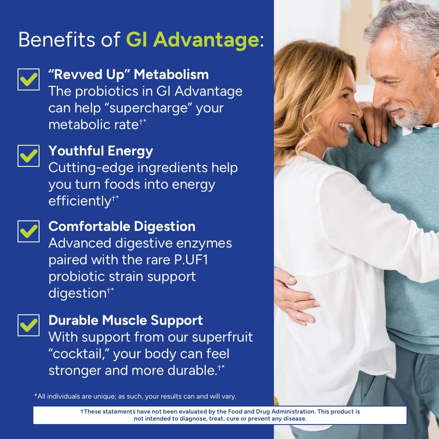 Gundry MD GI Advantage: Probiotic & Digestive Enzyme Gut Supplement with Superfruit Extracts - 30 Servings