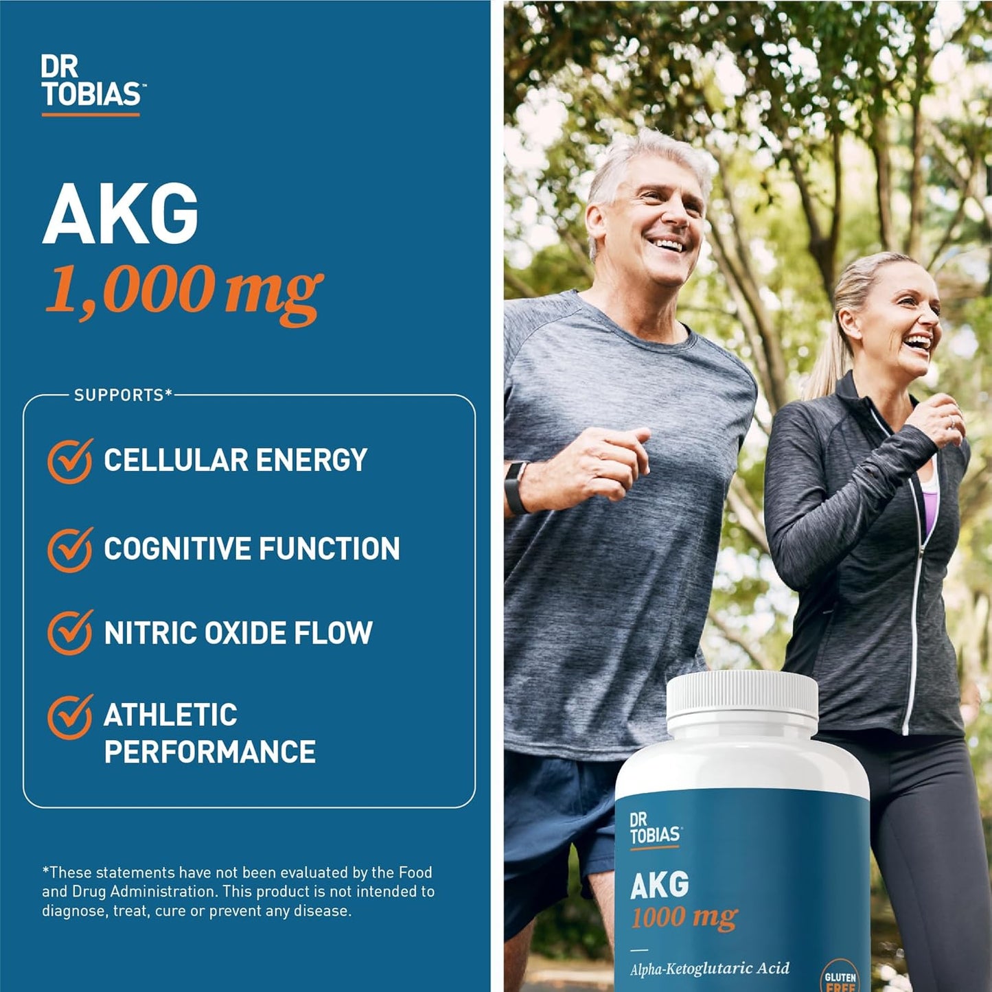 Gut Detox & Metabolism Support: Dr. Tobias AKG Supplement & 14 Day Colon Cleanse - Non-GMO Formula for Cellular Energy & Digestive Health