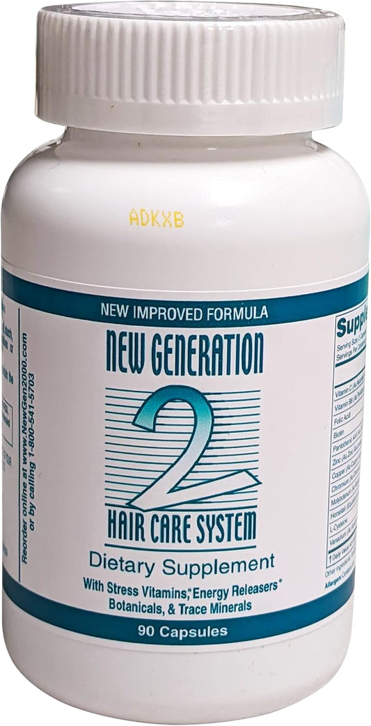 Hair Loss Control Dietary Supplements - 90 Capsules for Thinning Hair - New Generation Formula