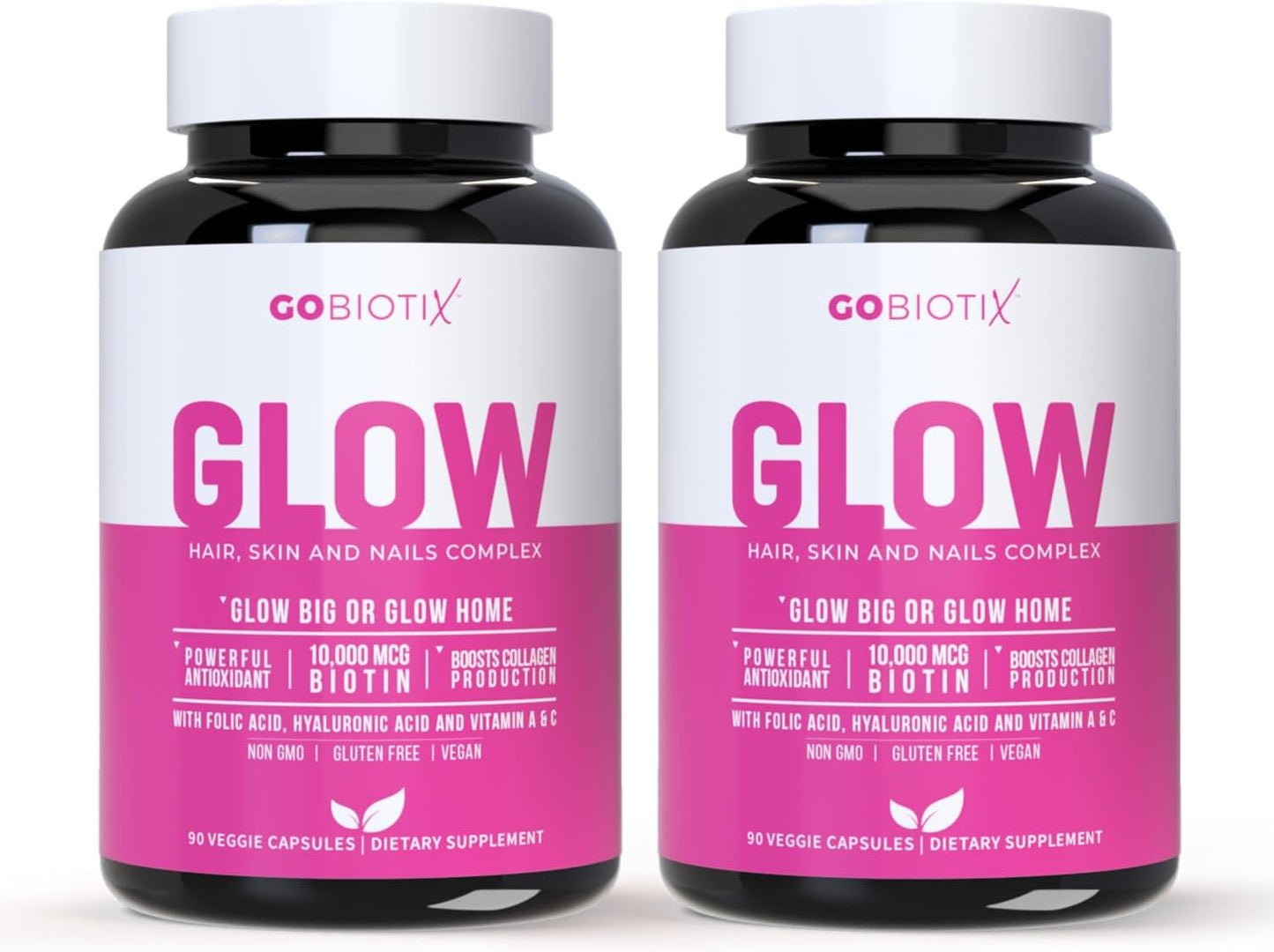 Hair Skin Nails Multivitamin with Biotin, Hyaluronic Acid, and Minerals - Boost Collagen, Hair Growth - 180 Capsules