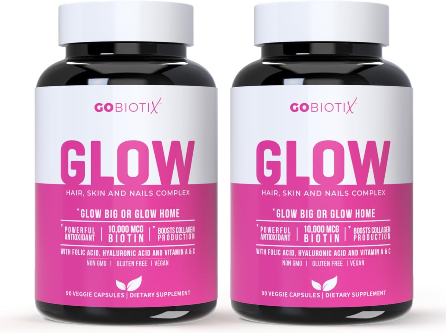 Hair Skin Nails Multivitamin with Biotin, Hyaluronic Acid, and Minerals - Boost Collagen, Hair Growth - 180 Capsules