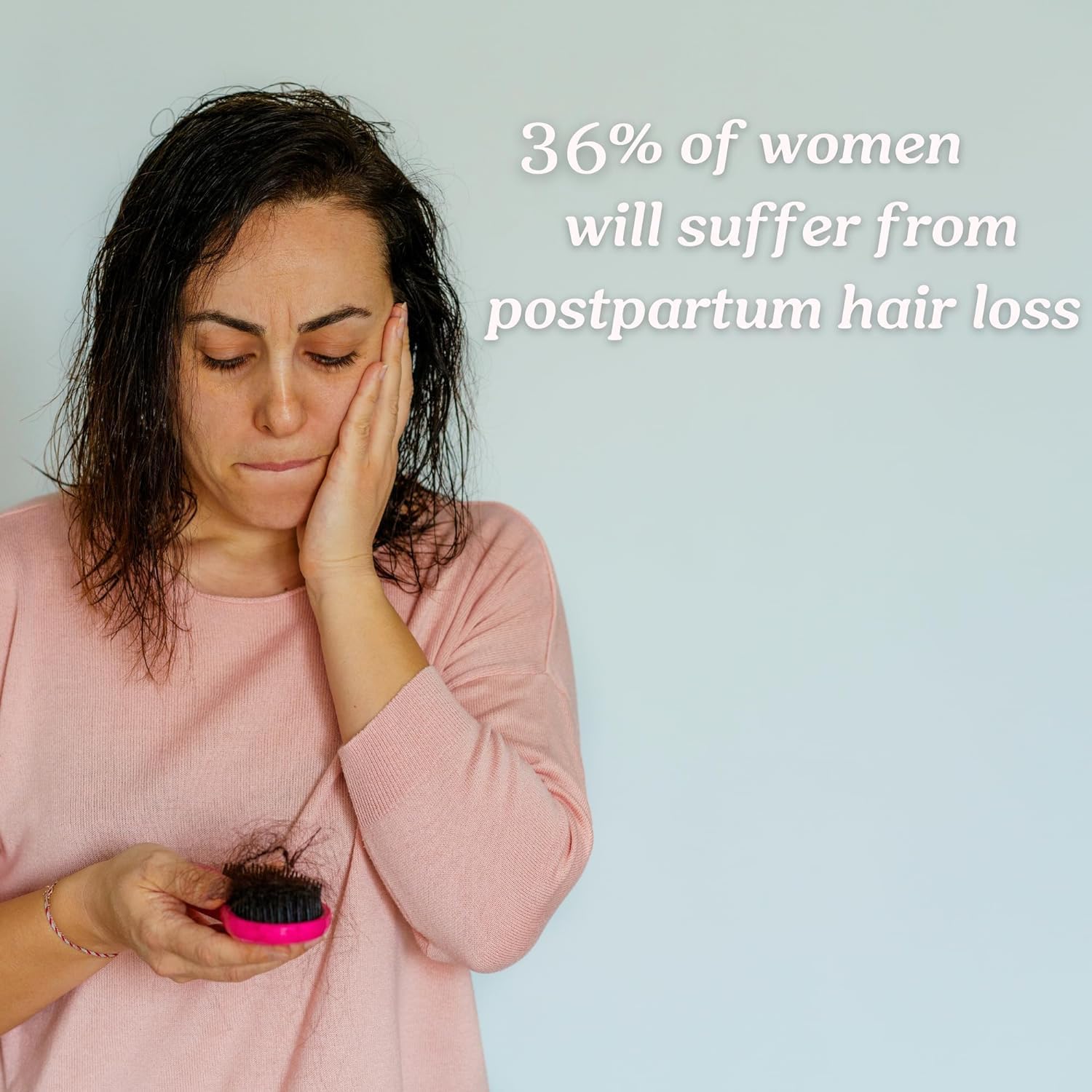 Hair Strength Supplement with Collagen, Pumpkin Seed & Omega-3 for Postpartum Hair Loss | 15 Individually Packaged Pina Colada Mix-in Packets by MAD HAIR CO.