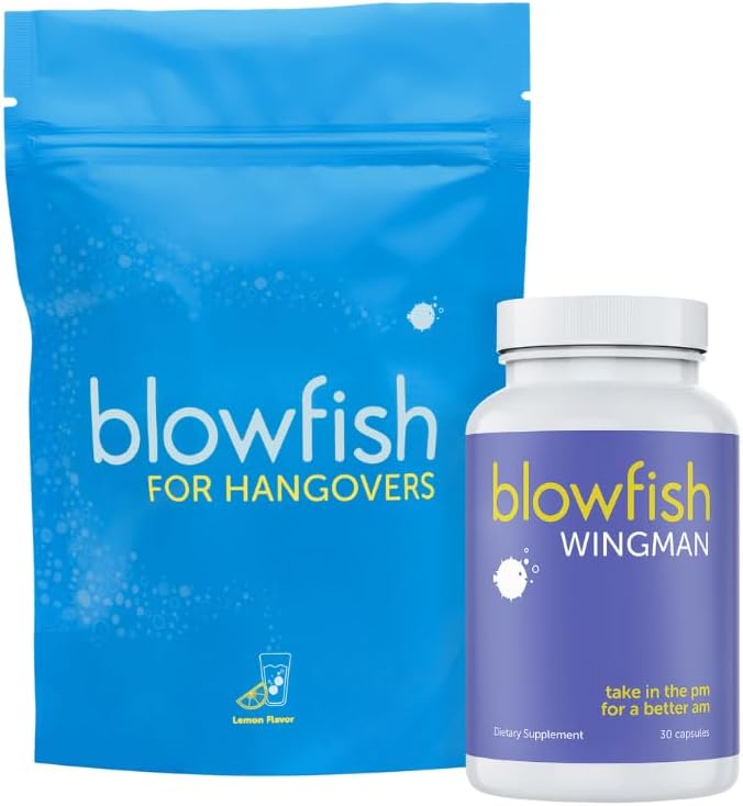 Hangover Relief System: Pre-Drink and Morning Recovery - 20 Effervescent Tablets & 30 Pills