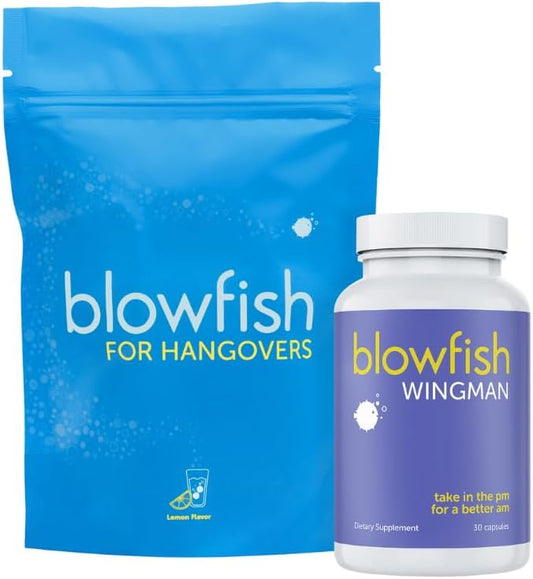 Hangover Relief System: Pre-Drink and Morning Recovery - 20 Effervescent Tablets & 30 Pills