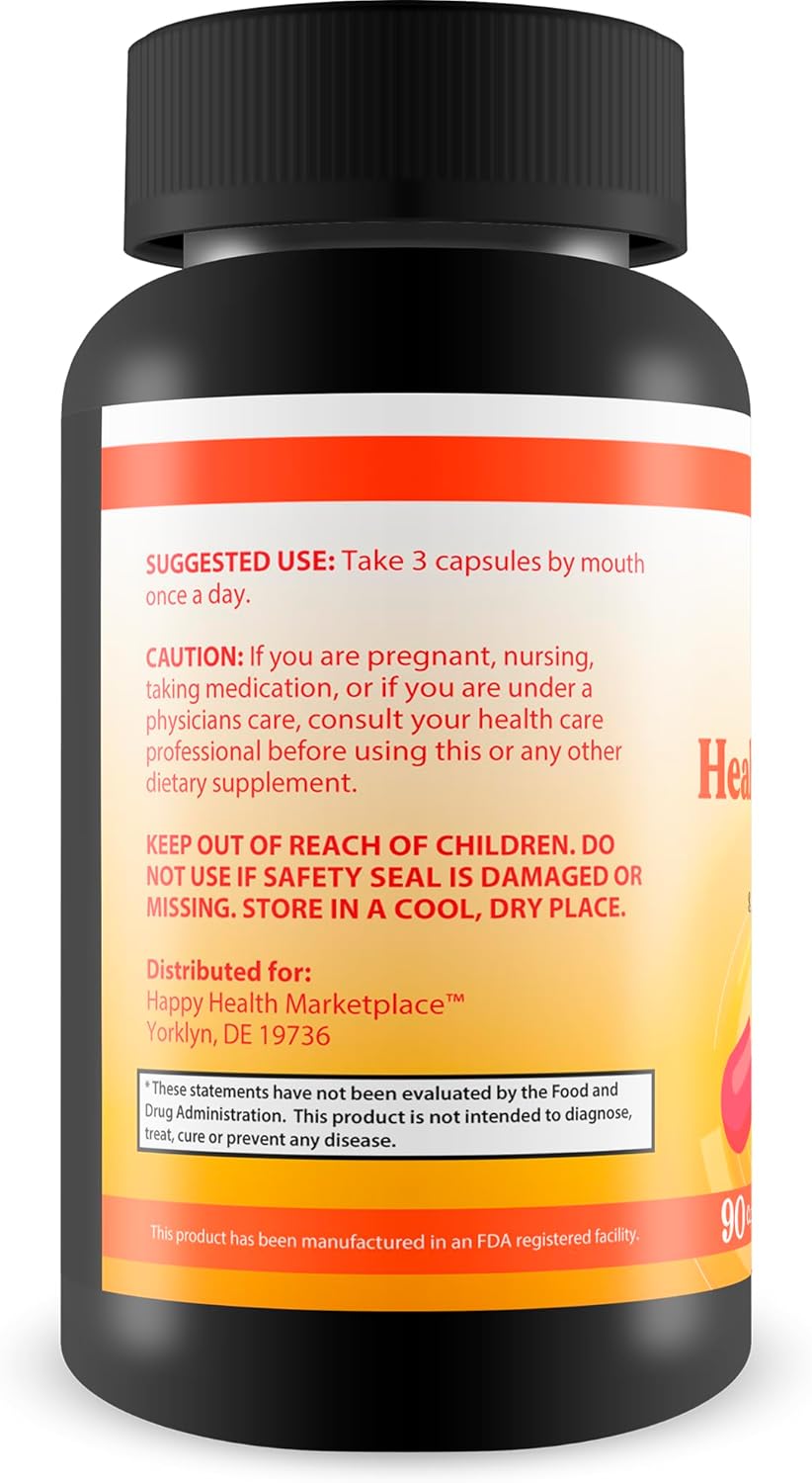 Happy Health Marketplace Healthy Striction Blood Cleanser for Sugar & Blood Balance - Circulatory Support Supplement for Blood Health & Sugar Control