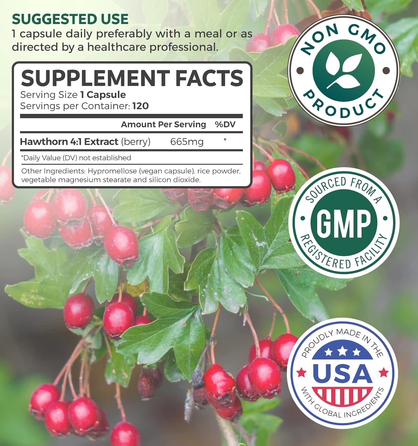 Happy Heart Pack: High Strength Hawthorn Berry Extract & Organic Beetroot Powder - Save $4 (12% Off)