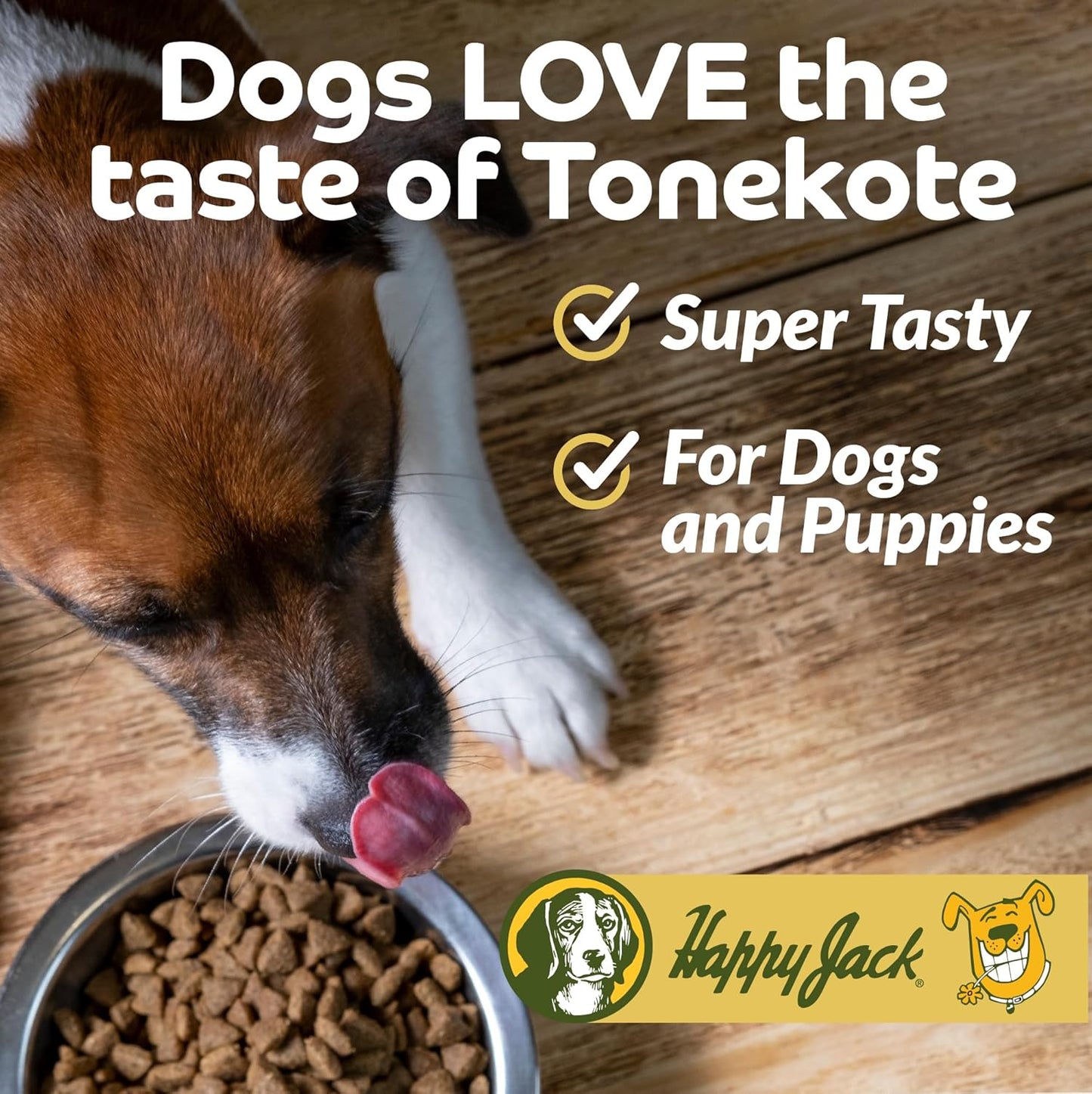 Happy Jack Tonekote Dog Skin & Coat Supplement, 16 oz - Oil with Essential Fatty Acids & Vitamins for Itch Relief, Hot Spots, Dull Coat, Dry Skin, Excessive Shedding