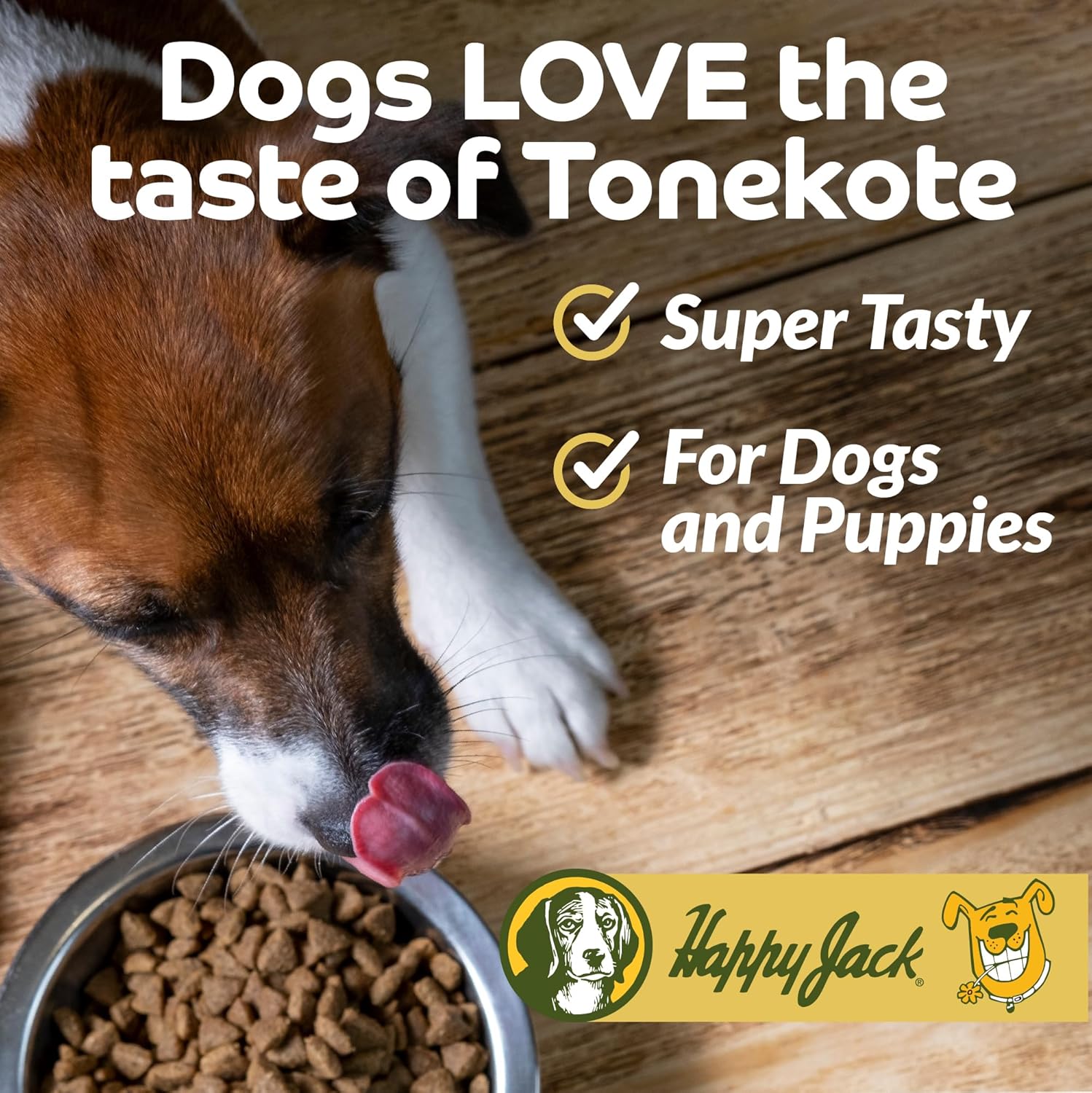 Happy Jack Tonekote Dog Skin & Coat Supplement, 16 oz - Oil with Essential Fatty Acids & Vitamins for Itch Relief, Hot Spots, Dull Coat, Dry Skin, Excessive Shedding