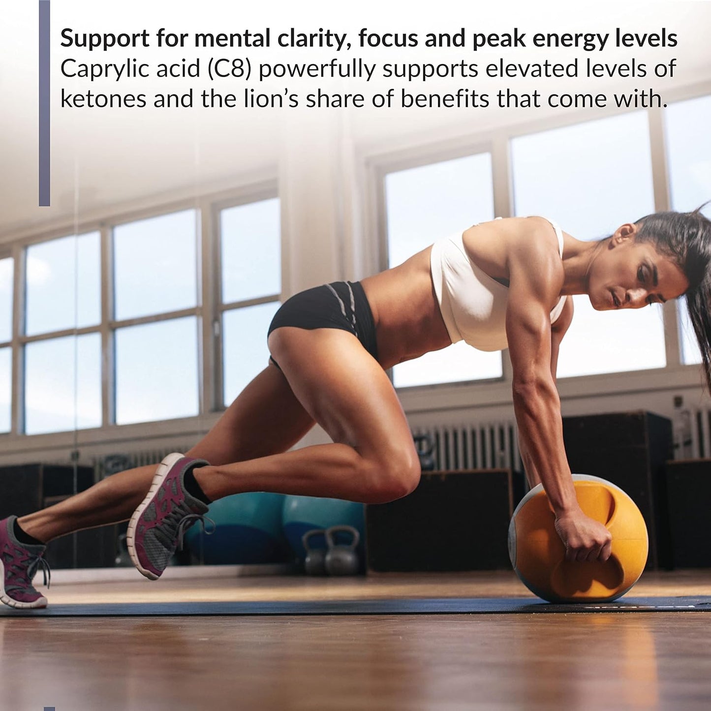 Hazelnut BioTrust Keto Elevate Pure C8 MCT Oil Powder with BlenderBottle - Bundle