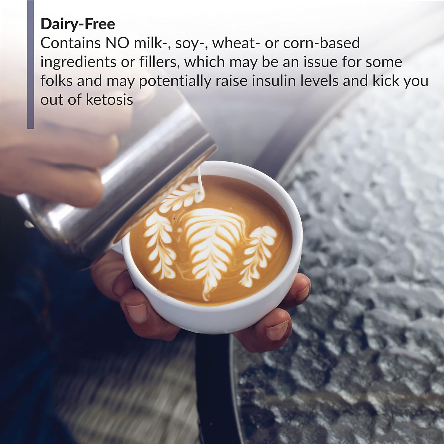 Hazelnut BioTrust Keto Elevate Pure C8 MCT Oil Powder with BlenderBottle - Bundle