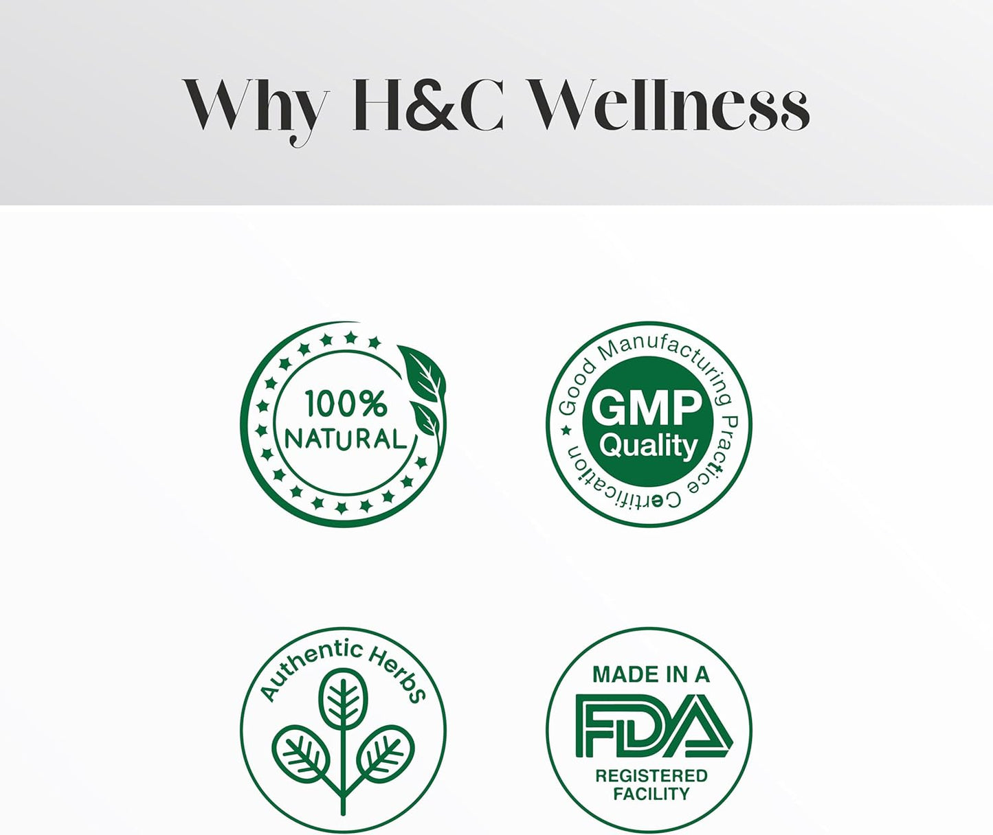 H&C Activated Charcoal Capsules - 350mg, 120 Capsules | Natural Coconut Shell Charcoal Detox Supplement