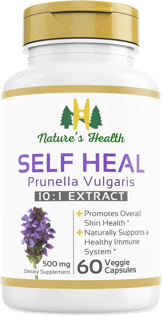 Heal All Supplement for Healthy Skin & Immune Support - 1000mg - 60 Veg Caps - Non-GMO