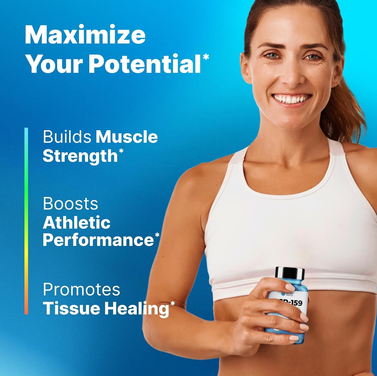 Healthbiotics BCP-159 Capsules - Cycle & Post-Workout Recovery Supplement - Muscle & Joint Support - 1000 mcg NAC - 60 Capsules